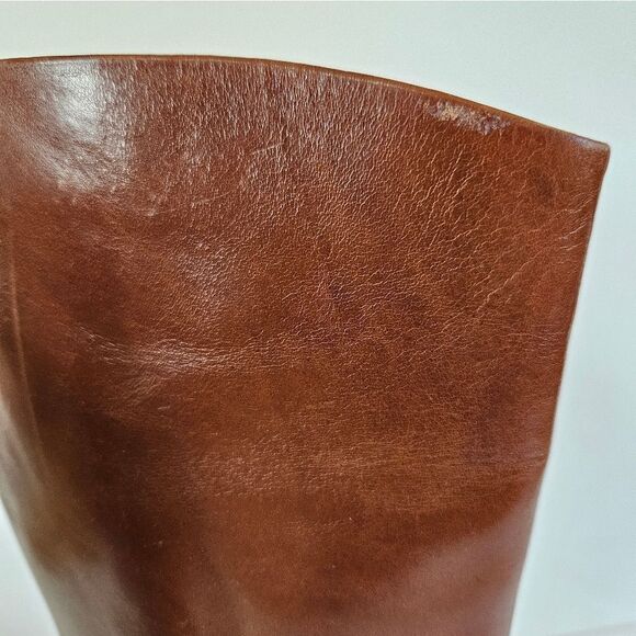 Etienne Aigner Vintage Alexis Brown Leather Harness Equestrian Riding Boots 7 - Picture 15 of 16